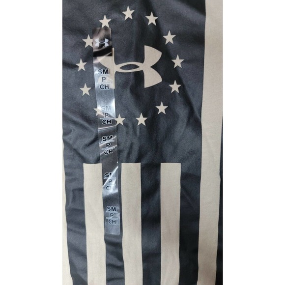 Under Armour Freedom Compression Performance T-Shirt Sz Men’s Small USA America - Picture 5 of 5